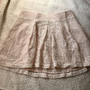 Lace High Waisted Skirt